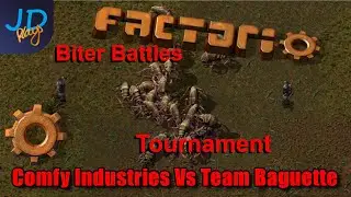 Factorio PvP Biter Battles Tournament Week 2 | Team Comfy Industries Vs Team Baguette