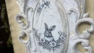 Fb live : salvage wood milk paint - beautiful cottage  decor 