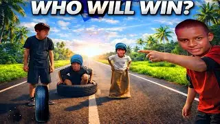 Defferent Types Of Race Challenge 😅win Gets ₹1000 who will win? #defferent #challenge #adventure