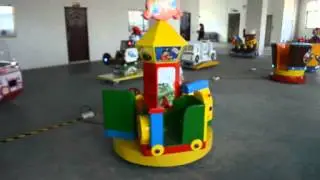 Qingfeng hot sale coin operated kids carousel -- building block car