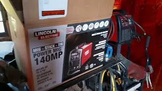 Обзор сварочного аппарата Lincoln Electric Power Mig 140MP Mig-Stick-Tig в реальном времени.