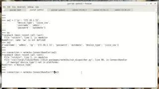 Network Automate - 06. Passing Dictionaries to Netmiko