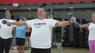 Cathe Friedrich #555 Upper Body Pump and Burn Live Workout