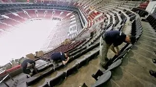 Wells Fargo Center remodeling underway