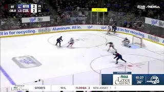 Devon Toews scores in overtime and Avalanche rally for 3-2 win over Rangers