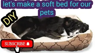 Diy Dog Bed in 15 Minutes | Recycle old Pillow & Tshirt @LOCALCANDY