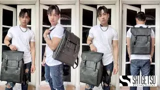 UNBOXING my Shigetsu HOKKAIDO Leather Backpack for men and women | Keiji Matsumoto