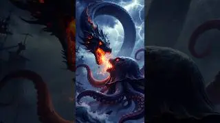 Leviathan vs Kraken   #3danimation #modernart #history #fight #cinematic #animation #animalfight