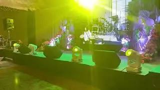 LIGHTS AND SOUNDS WITH SQUARE TRUSS FOR CEILING TREATMENT