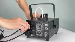 Katomi 800W Fog Machine with Sound Activated Disco Ball, Wireless Remote Control Smoke Machine