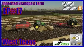 Harvesting and Baling Straw | West Texas EP#17 | LETS DO SOME FARMING | CoursePlay Autodrive | Live