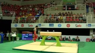 LEE Chih Kai (TPE) - 2016 Olympic Test Event, Rio (BRA) - Qualifications Pommel Horse
