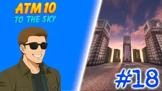 ALL THE MODS X TO THE SKY #18 - Extreme reactor! [2/2]