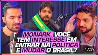 MONARK &Eacute; SABATINADO E RESPONDE PERGUNTAS POL&Ecirc;MICAS - REACT CASEIRO