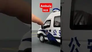 Chinese Van ambulance and police van #diecast #ytshorts #youtubeshorts #cars #shorts #china