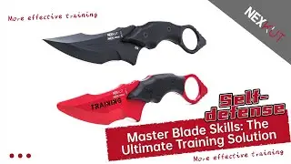 Train Like You Fight|Nexkut Fierce Combat Knife |Full Knife & Trainer Set|Combat|Tactical|defense