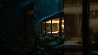 Heavy rain sounds for sleeping | Relaxing #heavyrain #shorts #RainForest #rain