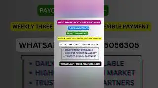 Axis Bank Account Direct Campaign || Refer & Earn || #bankaccount