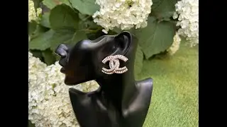 DIY * Chanel earrings for an elegant woman * Polymer clay tutorial * Handmade