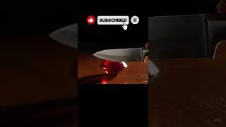 Can a Knife Cut the Diamond Play Button?😱#ASMR #DiamondPlayButton #YouTubeAward #CuttingASMR#Shorts