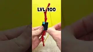 Level 1 vs Level 1000 ЛЕГО СТРЕЛКИ! #shorts