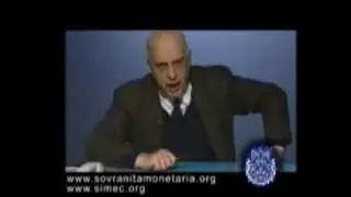 Giacinto Auriti - Attuale Condizione Democratica, Società Organica, Truffa, Usura