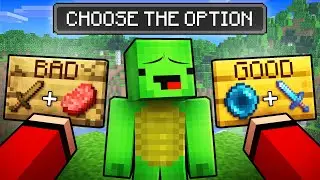 Mikey and JJ Can Choose Anything in Minecraft (Maizen)