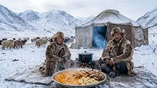 Surviving Shepherd Life in One of the Coldest Village of Afghanistan  Winter Extreme Survival
