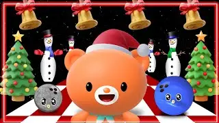 Jingle Bells with Funny Planets | Planet Bowling Ball Adventure | Nursery Rhymes & Kids Songs | Xmas