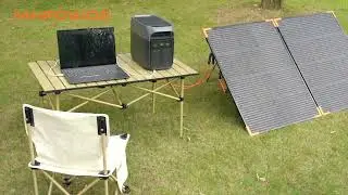 Quick Solar Charging on the Go | MHPOWOS 200W Bifacial Solar Panel