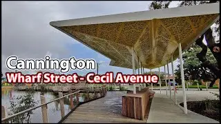 Walking [4K]:  Wharf St, Albany Hwy, Cecil Ave and Leila St | Cannington, Perth, Australia