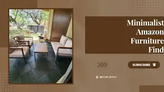 Amazon Patio Furniture Set! | GlowbyGlo ✨️
