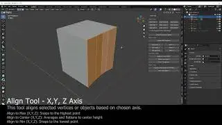 Blender Add-on:  Align, Mirror & Pivot Tools for Modeling