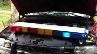 WHELEN 9M Lightbar with Edge 9000 Strobe Power Supplies from 1989