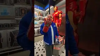Iron Mans Infinity Gauntlet  #ironman #haters #funny #disney #disneyland #marvel #mcu #troll