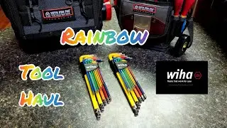 Wiha Color Coded Hex L-Key / Allen Wrench Set Tool Haul German Quality