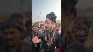 Italy's Aghori Baba at the Great Kumbh Mela