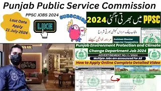 Punjab Environment Protection and Climate Change Authority Jobs-PPSC Jobs 2024-Today govt jobs 2024