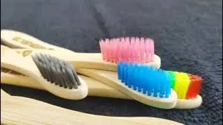 bamboo toothbrush | Eco-friendly brush | Amnotplastic #bambooproducts #shorts #bamboobrush