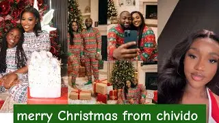 Singer Davido's wife chioma adeleke shares a picture of herself on Christmas day 