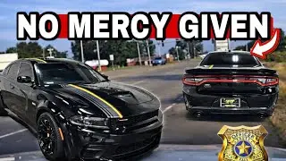 Police Go DIABOLICAL on Widebody Scat Pack Charger! PURE CHAOS