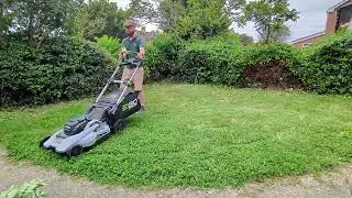 Lawn mow/hedge trimmer/line trimmer timelapse EGO tools @moathousegardens7466 #ego #lawnmower