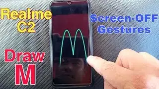 How to Use Screen OFF Gesture using Draw M on Realme C2 | Realme Tips & Tricks