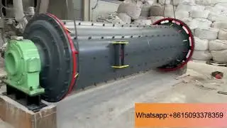 Dry ball mill for powder grinding like quartz powder, limestone powder, Iron Ore, Calcite powder,