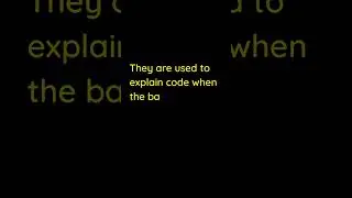 why do we use comments? #pythoncode #pythonprogrammer #pythonlearning  #codelife #pythondevelope
