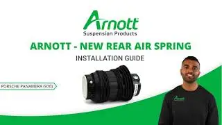 Arnott A-3306 installation video for Porsche Panamera (970)