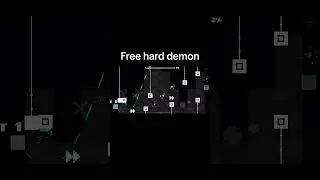 Free hard demon, secret way geometry dash #geometrydash #fyp