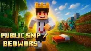 Bedwars Battle + SMP Adventure LIVE! 🌍🔥