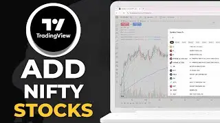 How to Add Nifty 50 Stocks in TradingView Watchlist | Step-by-Step 2025 📈🇮🇳