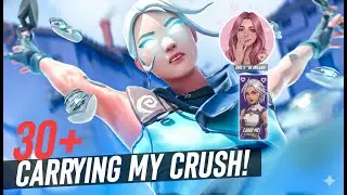 Carrying My Crush In Valorant ! I 30+ Kill Game